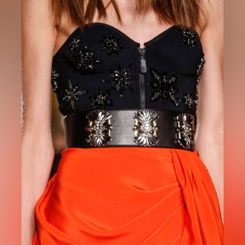 Emilio Pucci Strapless Dress FW2014 Milan